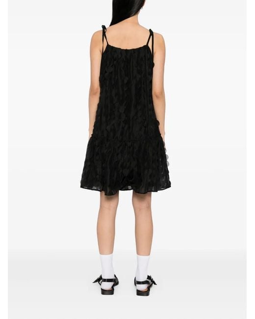 B+ AB Black Textured Cami Dress