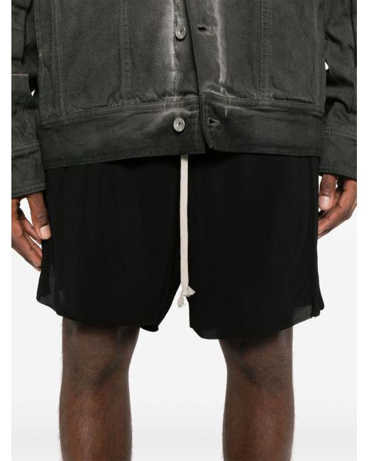 Pantalones cortos de chándal Lido Rick Owens de hombre de color Black