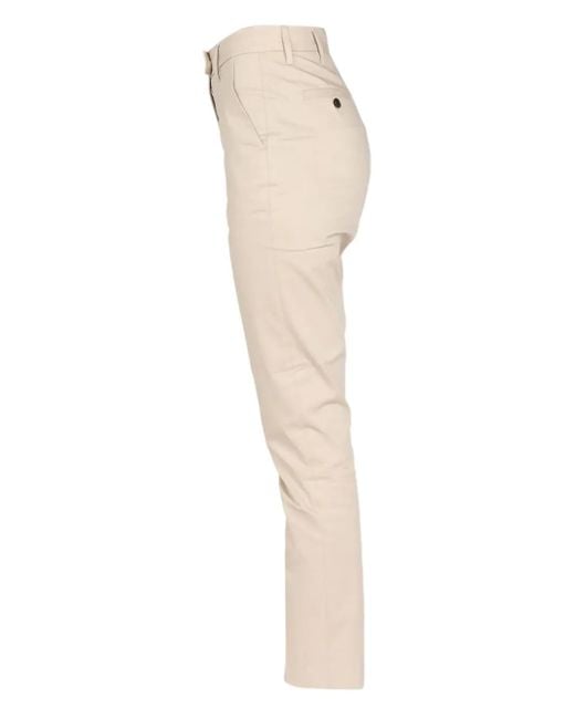 Department 5 Natural Cotton Slim-Fit Trousers