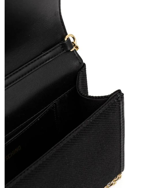 Love Moschino Chain-link Crossbody Bag Black