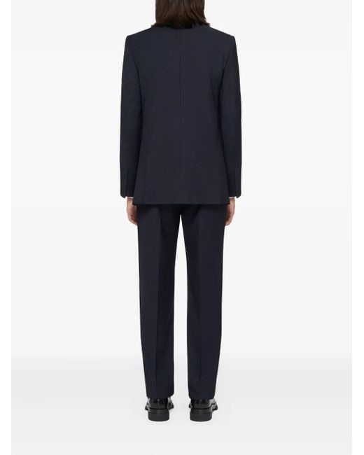 Givenchy Blue Virgin Wool Trousers for men