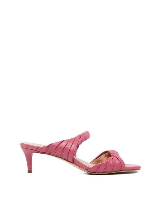 Michael Kors Pink Kiana Mule Sandals