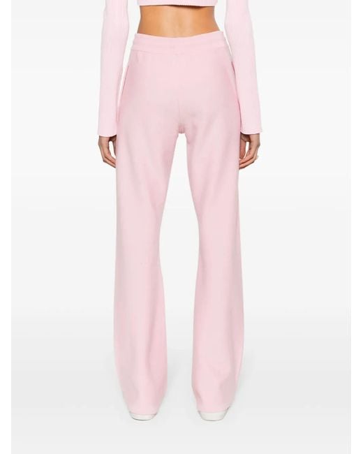 Versace Pink Flared Towel Trousers