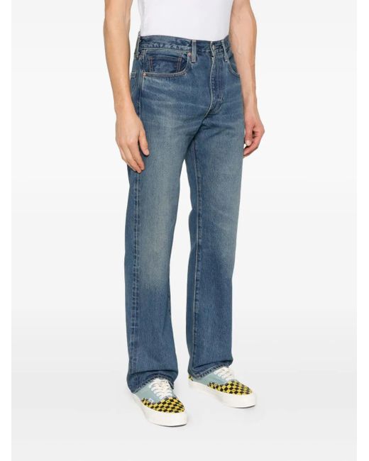 Levi's Blue Logo-Patch Jeans for men