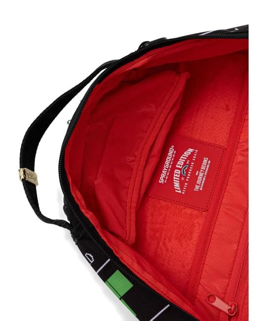 Sprayground Blue Tetris-Print Backpack