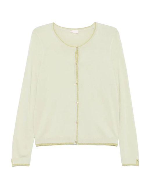 Liu Jo Natural Fein Gestrickter Cardigan
