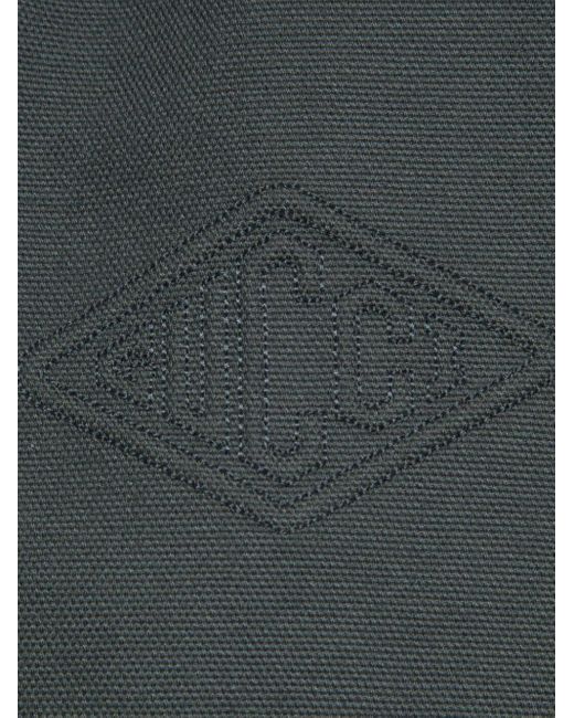 Gucci Black Logo-embossed Reversible Canvas Gilet for men