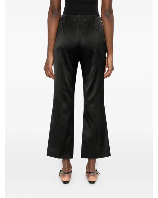 Ermanno Scervino Black Viscose Elastane Pants