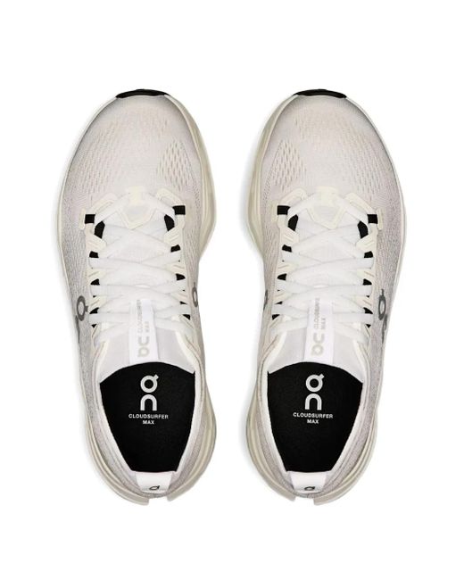 On Shoes White Cloudsurfer Max Sneakers