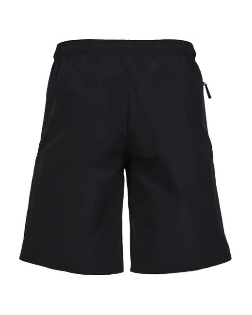 Moncler Black Elasticated-Waist Shorts for men