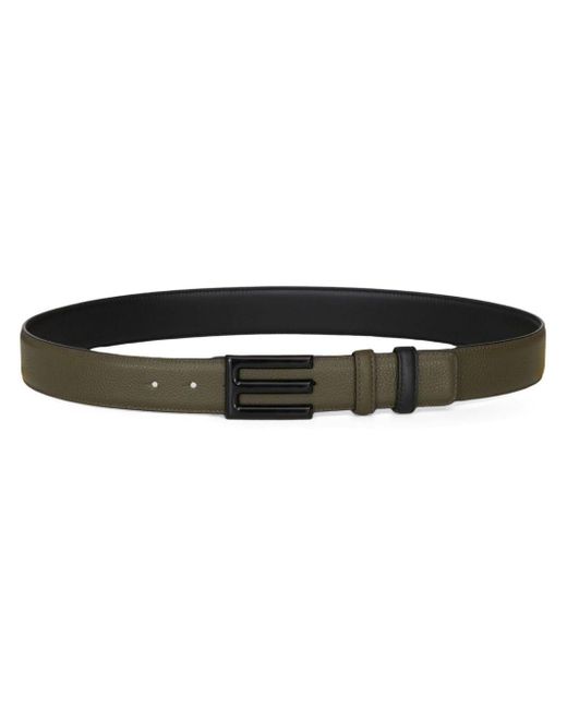 Etro Black Reversible Leather Belt for men