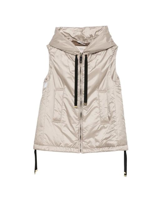 Chaleco Greengo Con Capucha Max Mara de color White