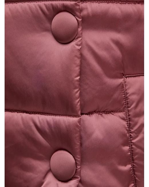 Liu Jo Red High-Neck Puffer Jacket