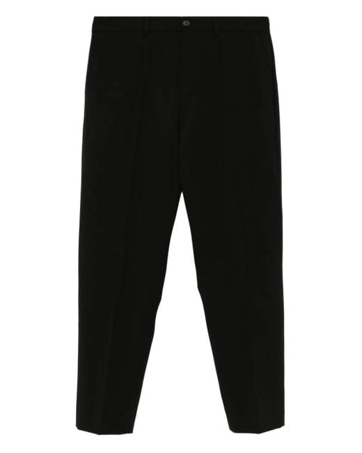 Wax London Black Aubyn Straight-Leg Trousers for men