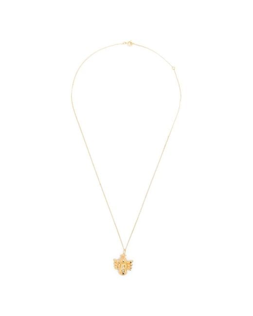 Completedworks White Virgo Zodiac Balloon Angel-Pendant Necklace