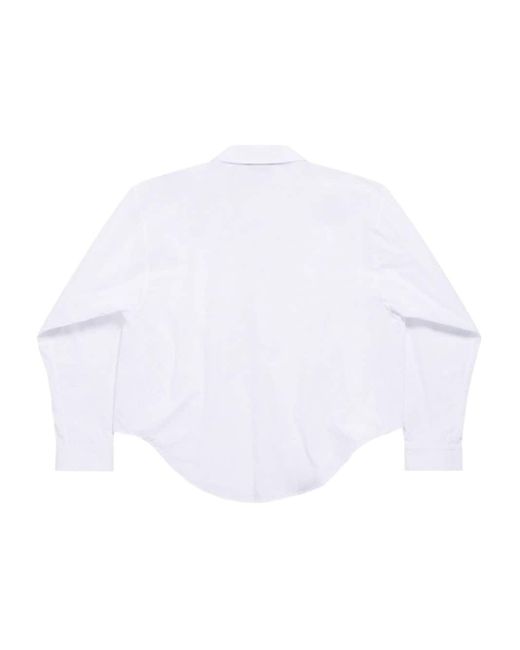 Blusa a maniche lunghe di Balenciaga in White