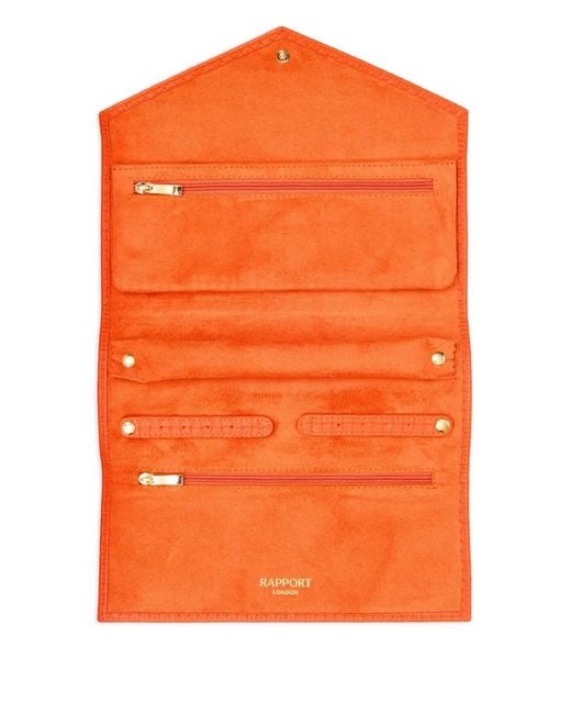 Rapport Orange Charlotte Jewellery Roll