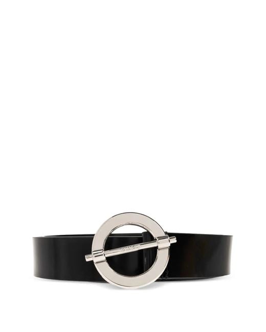 Samsøe & Samsøe White Round Buckle Belt