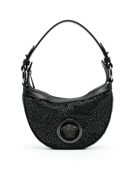 Versace Black Medusa-motif Tote Bag