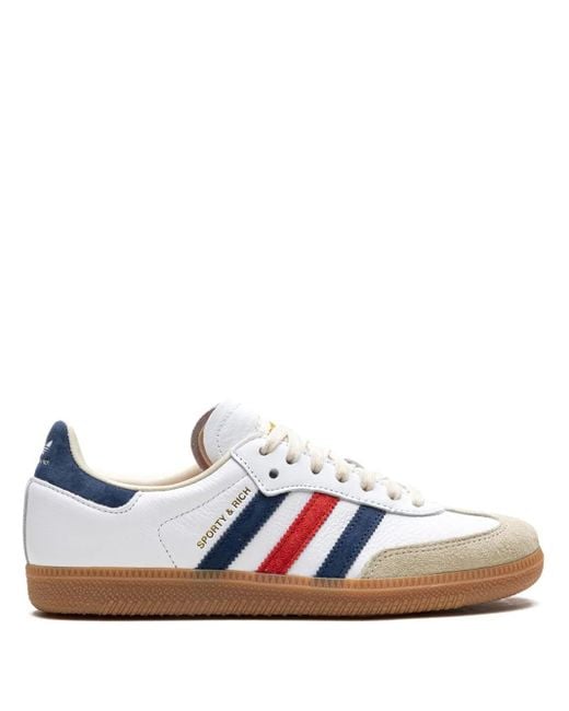 Adidas Blue X Sporty & Rich Samba Og "Usa" Sneakers for men