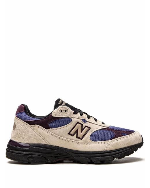 New Balance Multicolor X Aime Leon Dore 993 "Taupe" Sneakers