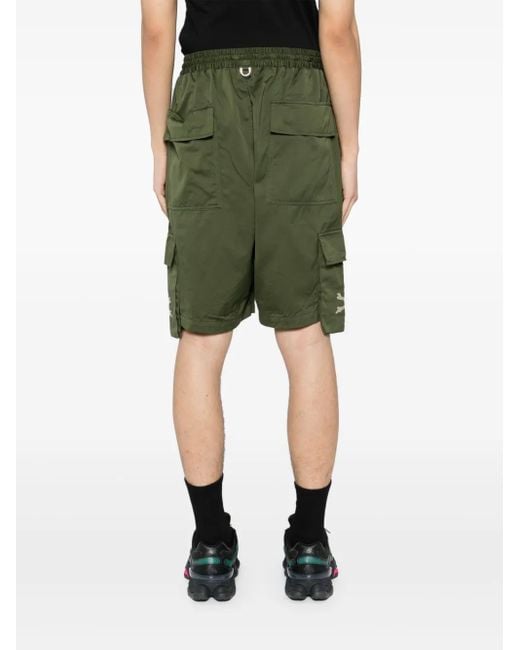 Mastermind Japan Green Skull Cargo Shorts for men