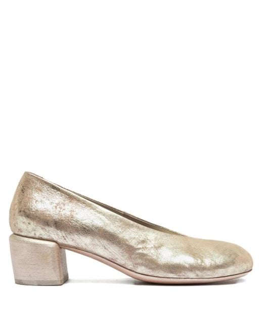 Officine Creative Natural Hadry 010 Block-Heel Pumps
