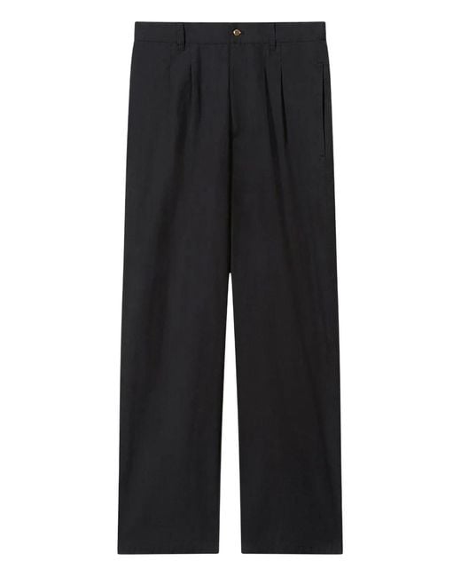 Isabel Marant Black Yostin Pleated Trousers for men