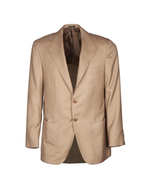 Sartorio Napoli Natural Button Single-Breasted Jacket for men