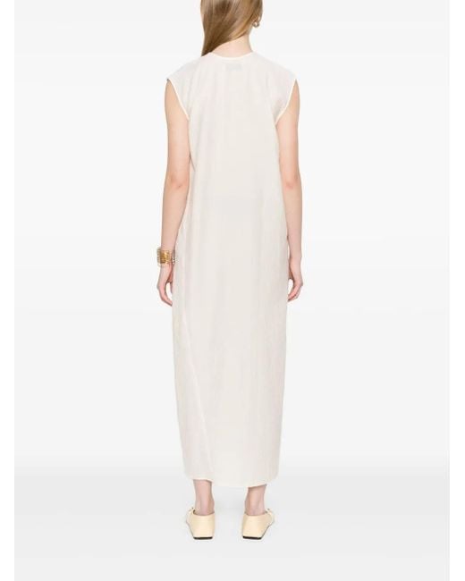 Studio Nicholson White Lise Snow Maxi Dress