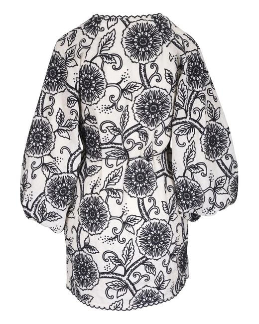 Zimmermann Black Tallow Mini Dress