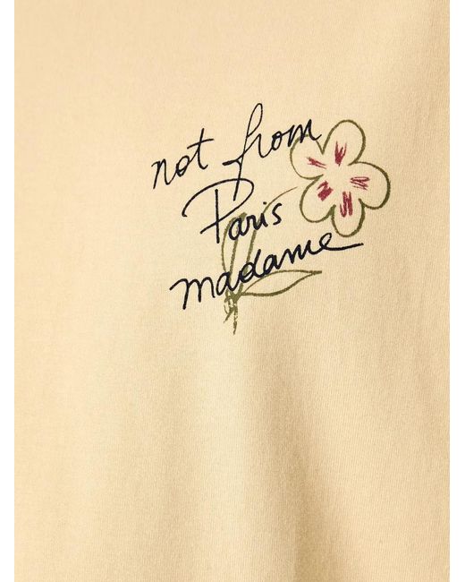 Drole de Monsieur Natural Esquisse Slogan-Print T-Shirt for men