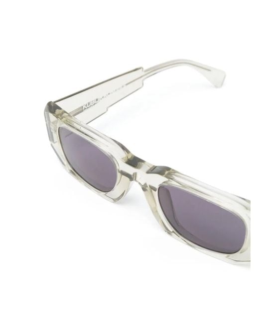 Kuboraum Gray U8 Rectangle-Frame Tinted Sunglasses