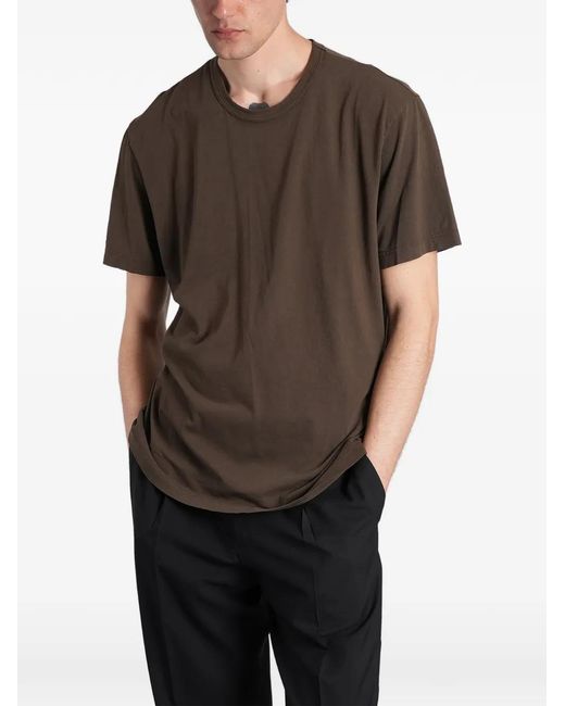 James Perse Black Short-Sleeve Crew-Neck T-Shirt for men