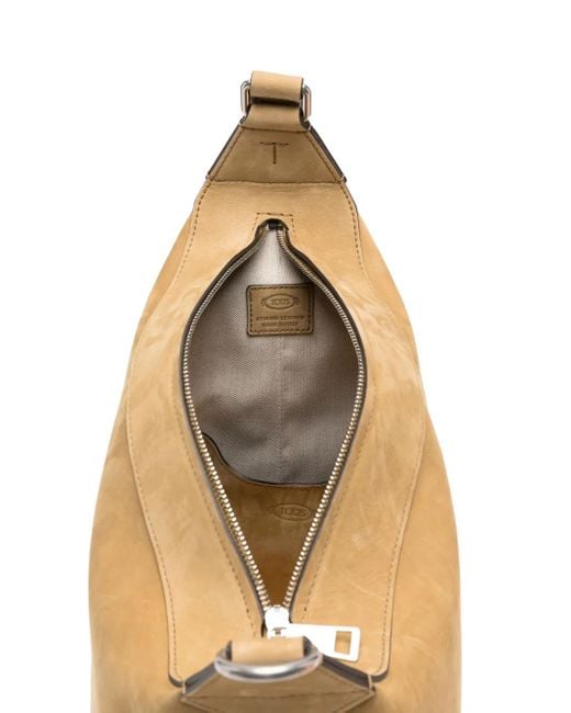 Tod's Natural Calfskin Shoulder Bag