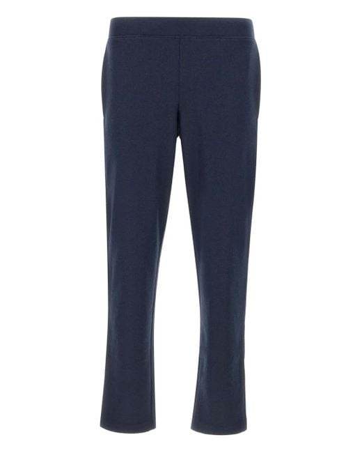 FILIPPO DE LAURENTIIS Blue Straight-Leg Trousers for men