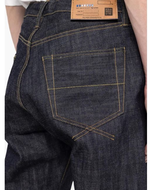 in・stru(men-tal) Blue Selvedge Straight Jeans for men