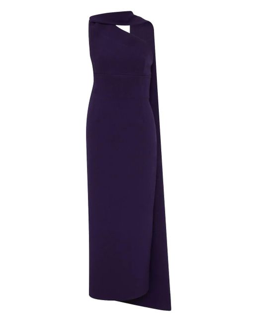 Rachel Gilbert アシンメトリー イブニングドレス Purple
