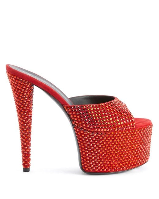 Giuseppe Zanotti Red Sandals