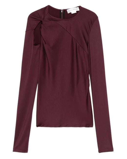 Haut À Détail Torsadé Victoria Beckham en coloris Purple