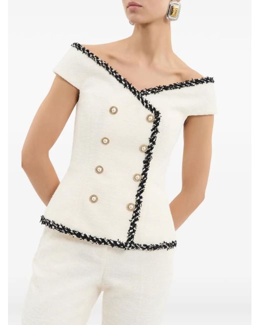 Rebecca Vallance Natural Jacquie Top