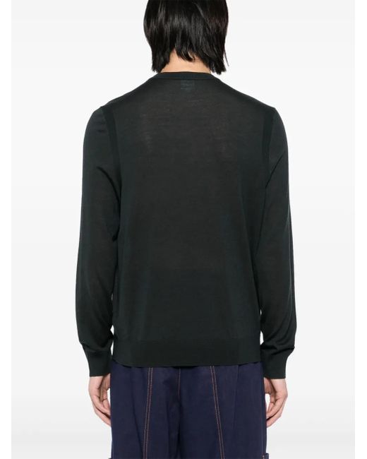 Paul Smith Black Long-Sleeved Jumper for men