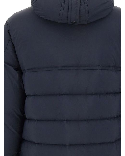 Peuterey Blue Eddie Padded Hooded Coat for men
