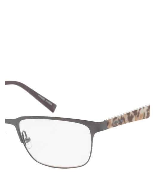 Converse White Rectangle-Frame Glasses