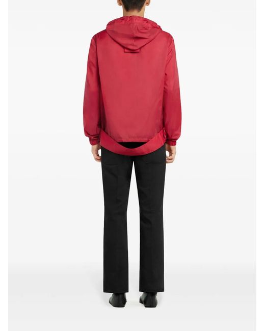 Cortavientos Con Capucha Courreges de hombre de color Red