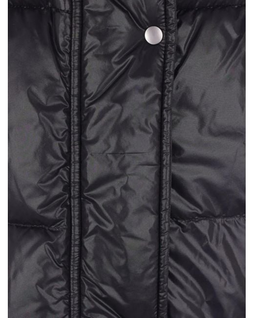 Jil Sander Black Hooded Button-Up Jacket for men