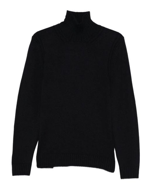 Dondup Black Turtleneck Knitwear for men