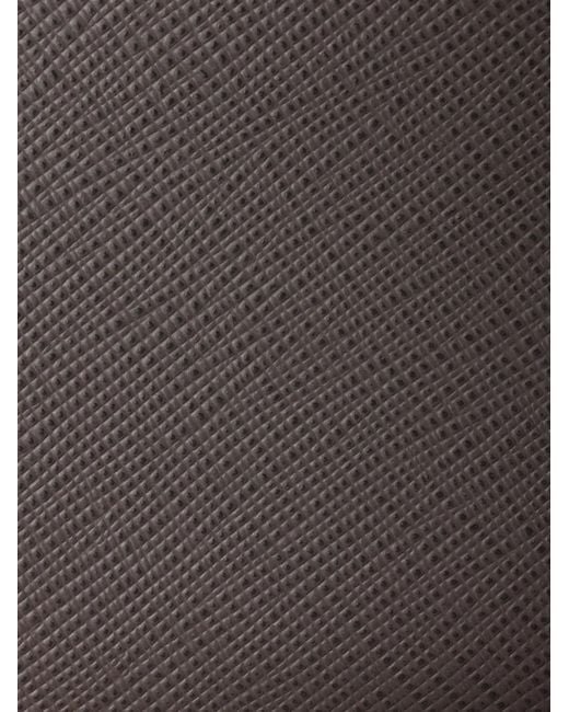 Prada Black Textured Crossbody Bag for men