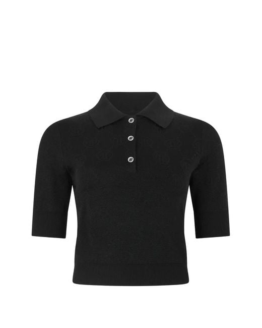 Philipp Plein Black Chemise À Motif En Jacquard