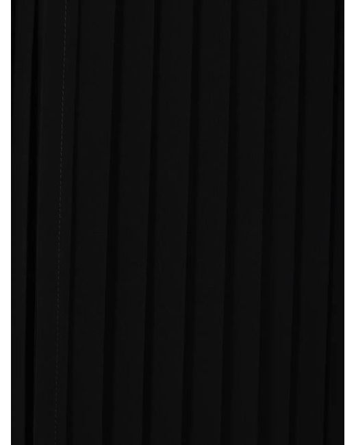 Comme des Garçons Black Pleated Button Dress
